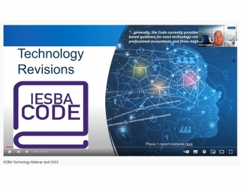 Видео и презентация вебинара IESBA по Проекту предлагаемых изменений в Кодекс Этики, связанных с технологиями